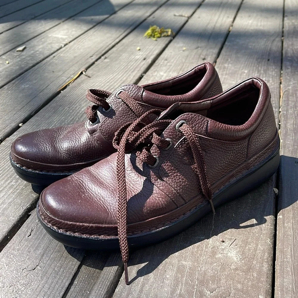 Propet Mens brown leather shoes size 11.5